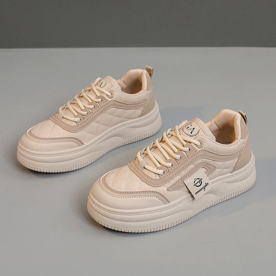Damen modische Sneakers mit sportlichem Design und dämpfender Laufsohle EB