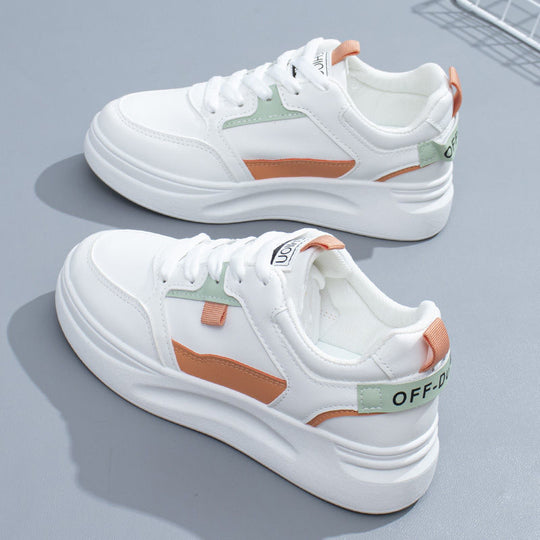 Damen modische Chunky-Sneaker mit verstärktem Fersenbereich und atmungsaktiver Sohlenkonstruktion EB