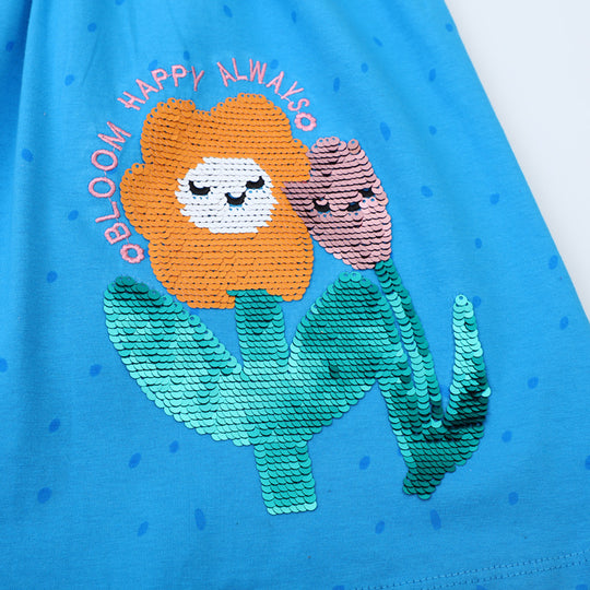 Mädchen Freizeitkleid mit fröhlichem Tiermotiv EB