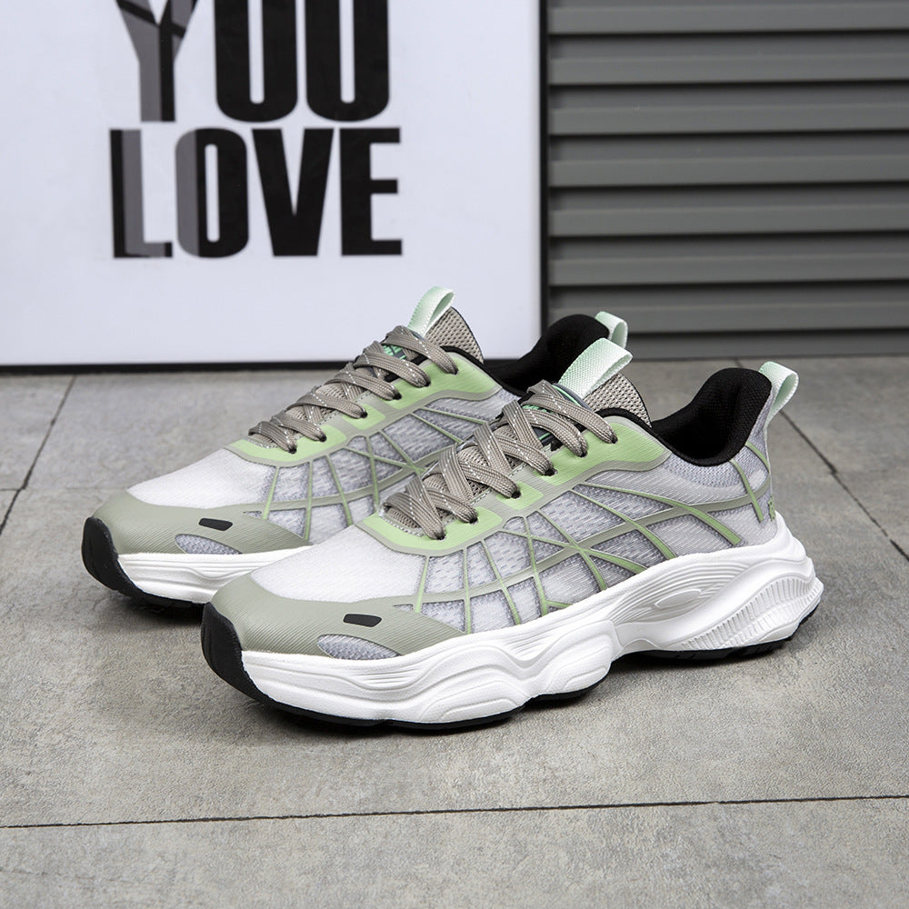 Damen Sportliche Outdoor Sneakers mit atmungsaktivem Mesh-Obermaterial und stabiler Laufsohle EB