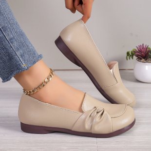 Damen Bequeme Ballerinas mit eleganter Schleifen-Applikation EB