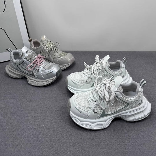 Damen Sportliche Sneakers mit atmungsaktiver Mesh-Oberfläche von EB