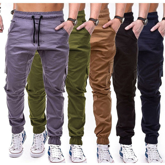 Herren cargo Jogginghose mit elastischem Bund und praktischen Seitentaschen EB