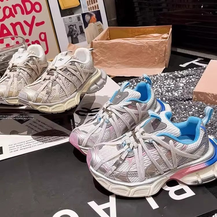 Damen Sportliche Sneakers mit innovativem Schnellschnürsystem und atmungsaktivem Obermaterial EB