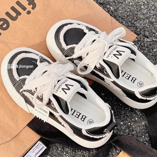 Damen Freizeitsneaker mit modischem Design und strapazierfähigen Materialien EB