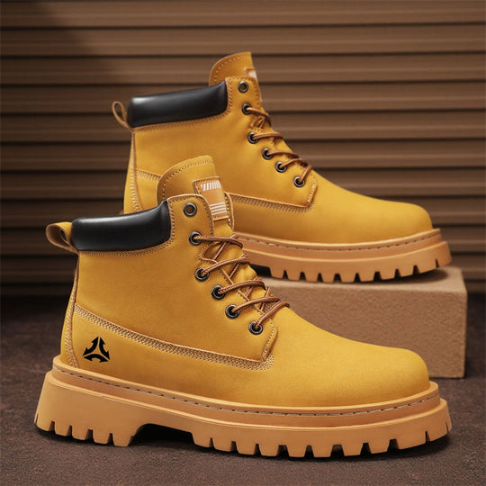 Damen Robuste Winterstiefel mit rutschfester Sohle und wärmendem Innenfutter EB