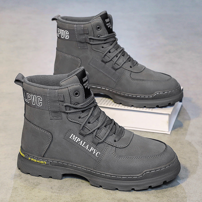 Damen Hohe Sicherheitsstiefel mit rutschfester Sohle und trendigem Design EB