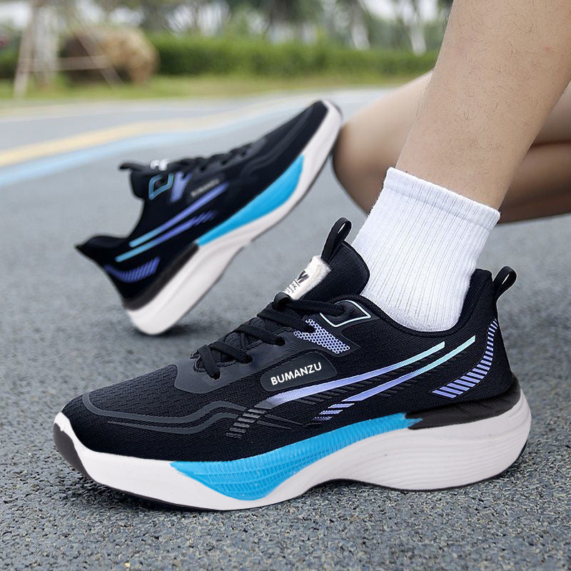 Damen Sportliche Performance-Sneaker mit atmungsaktiver Mesh-Oberfläche und stoßdämpfender Sohle EB