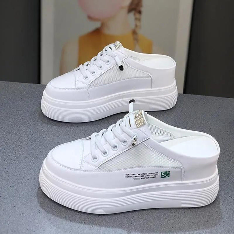 Damen Plateausneaker mit atmungsaktiver Mesh-Oberfläche EB