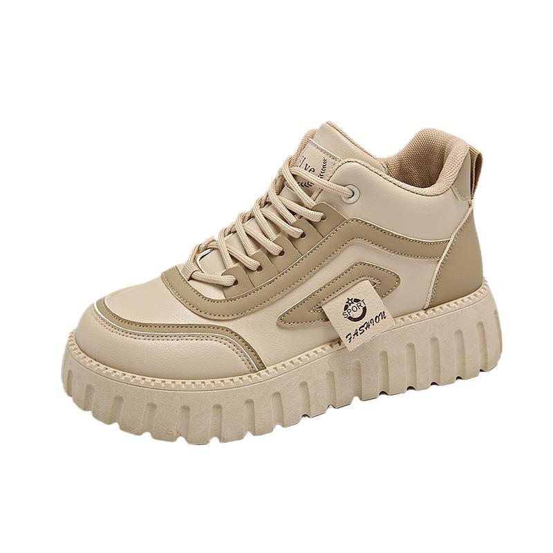 Damen Modische High-Top Sneakers mit komfortabler Profilsohle EB