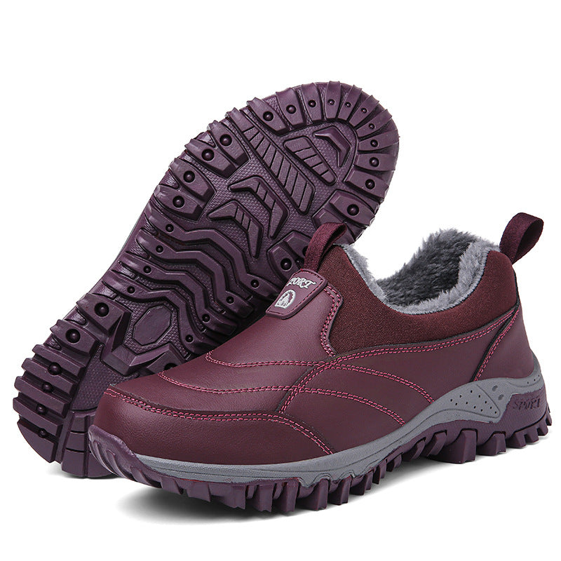 Damen Komfortable Winter Sneaker mit rutschfester Sohle und isoliertem Futter EB