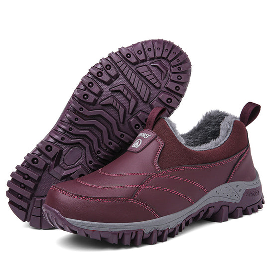 Damen Komfortable Winter Sneaker mit rutschfester Sohle und isoliertem Futter EB