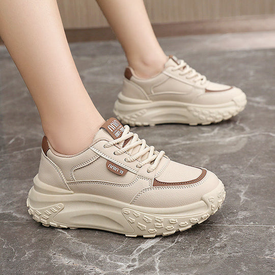 Damen Chunky Sneakers mit dämpfender Sohle und atmungsaktiver Obermaterialstruktur EB