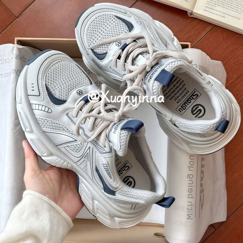 Damen Sportliche Laufschuhe mit atmungsaktiver Oberfläche und dämpfender Sohle EB