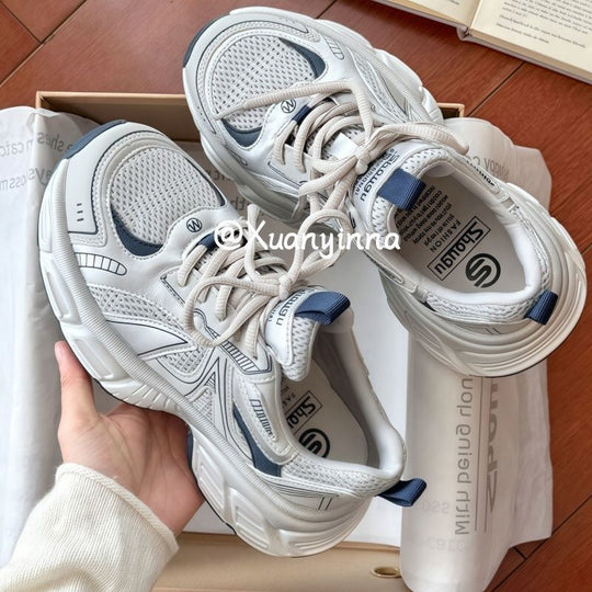 Damen Sportliche Laufschuhe mit atmungsaktiver Oberfläche und dämpfender Sohle EB