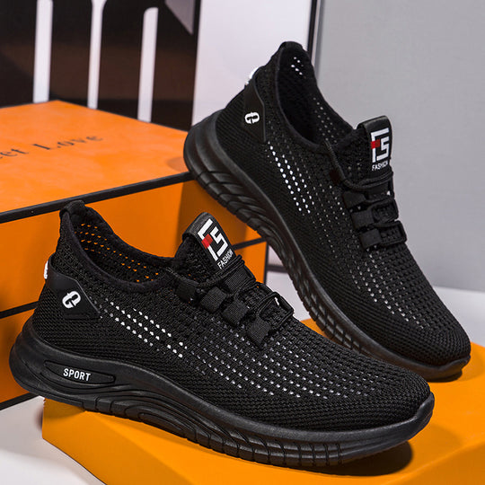 Damen Leichte Sport Sneakers mit atmungsaktivem Obermaterial und flexibler Laufsohle EB
