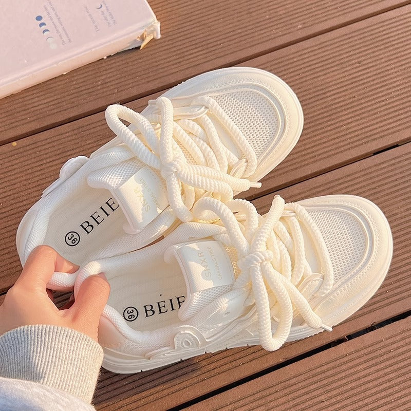 Damen Luftpump-Sneaker mit dämpfender Sohle und atmungsaktivem Obermaterial EB