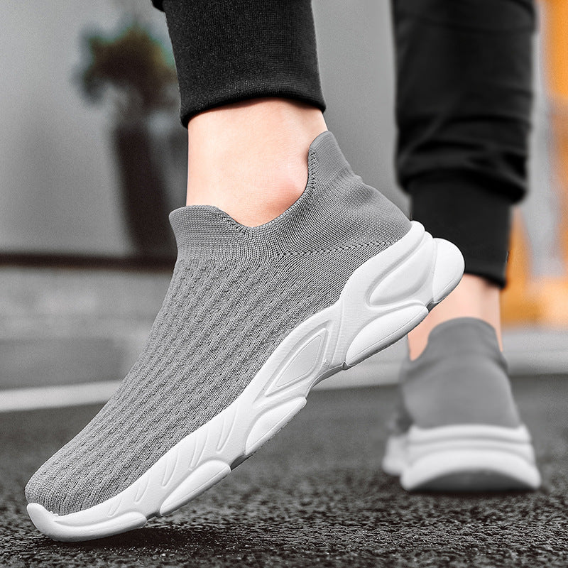 Damen Sportliche Slip-On Sneakers mit flexibler Sohle EB