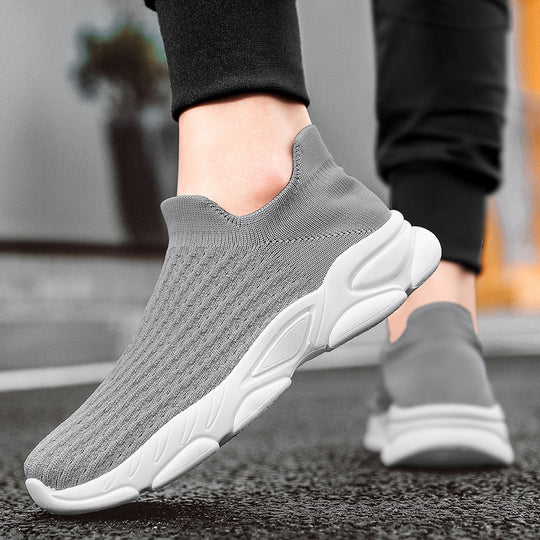 Damen Sportliche Slip-On Sneakers mit flexibler Sohle EB