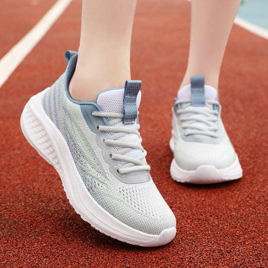 Damen Lauf-Sneaker mit atmungsaktivem Obermaterial und stoßdämpfender Sohle EB