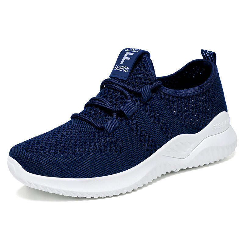Damen Atmungsaktive Lauf- und Freizeitschuhe mit elastischem Strickoberteil EB