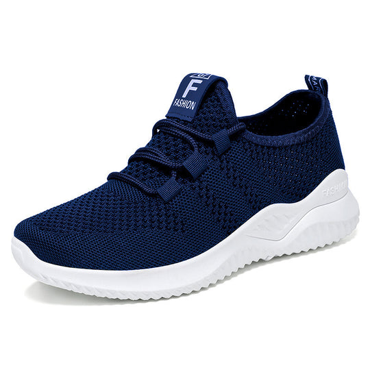 Damen Atmungsaktive Lauf- und Freizeitschuhe mit elastischem Strickoberteil EB