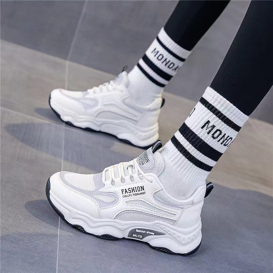 Damen Sportliche Sneakers mit modischem Design und dämpfender Sohle EB