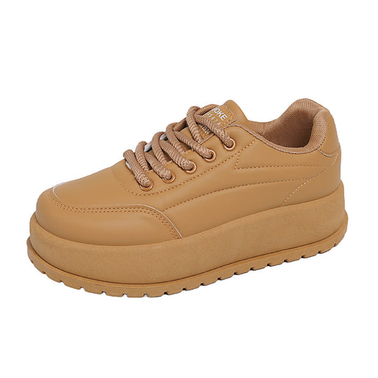 Damen Stilvolle und komfortable Sneakers mit dicker Laufsohle EB