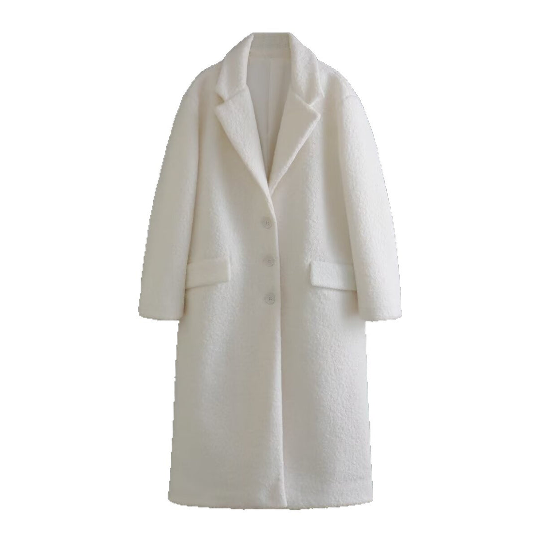 Damen oversize Wollmantel EB