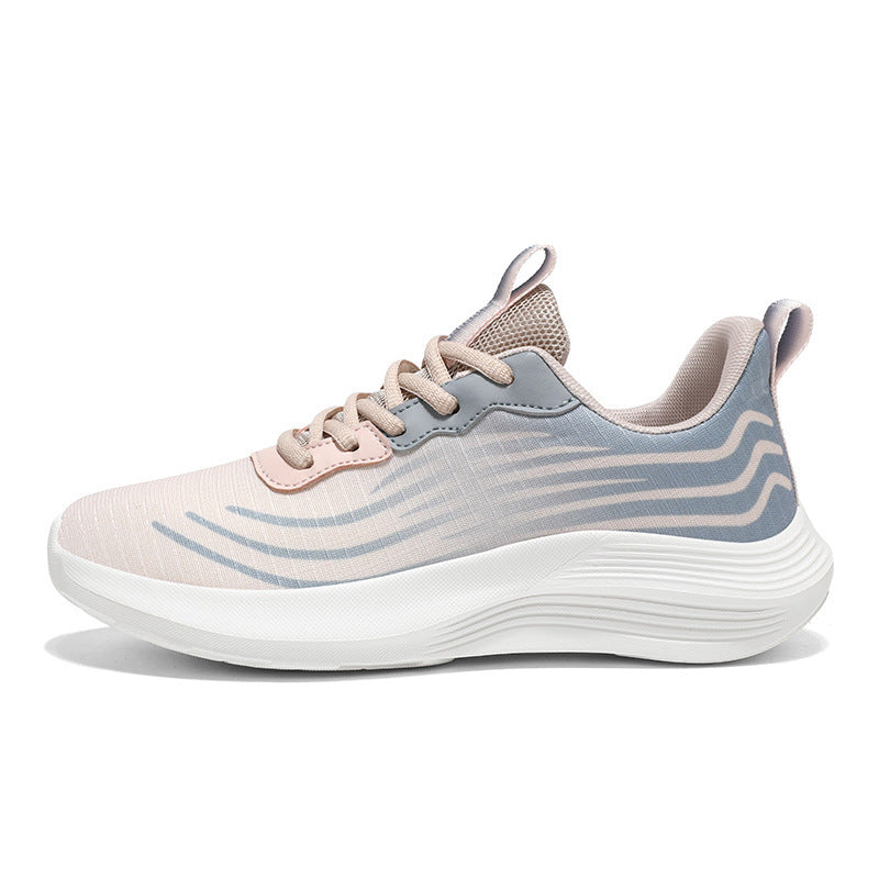 Damen Sportliche Leichtgewicht-Laufschuhe mit dämpfender Sohle EB
