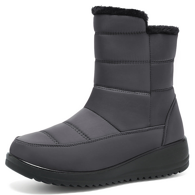 Damen Isolierte Winterstiefel mit warmer Fütterung und rutschfester Sohle EB