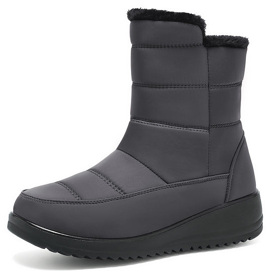 Damen Isolierte Winterstiefel mit warmer Fütterung und rutschfester Sohle EB