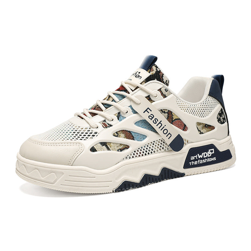 Damen Sportliche Atmungsaktive Sneakers mit modischem Netzdesign EB