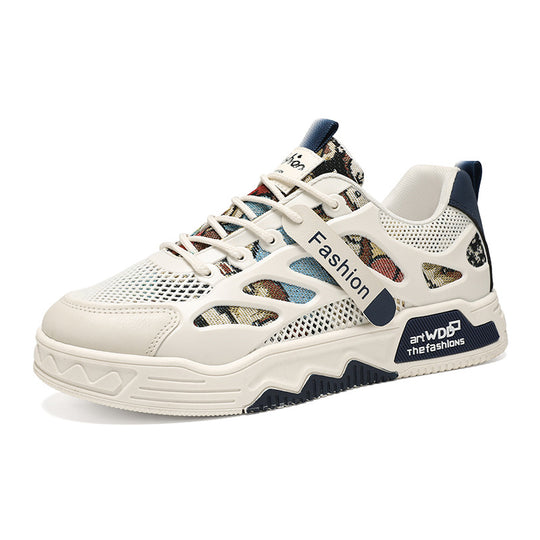 Damen Sportliche Atmungsaktive Sneakers mit modischem Netzdesign EB