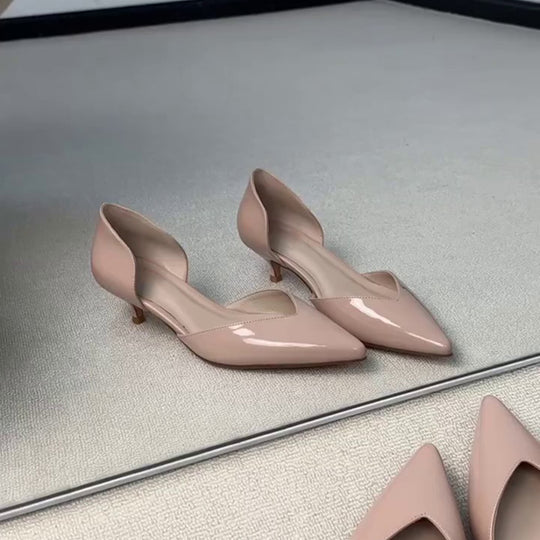 Damen elegante Pumps mit moderner Cut-Out-Optik EB