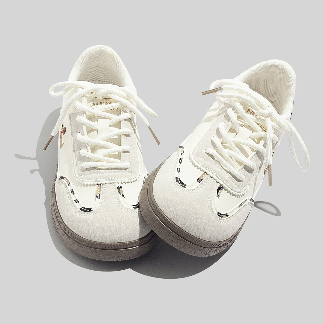 Damen modische Sneakers mit verspieltem Hunde-Design und bequemer Dämpfung EB