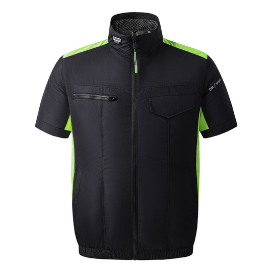 Herren Kurzarm Funktionsjacke mit atmungsaktiven Einsätzen R&B