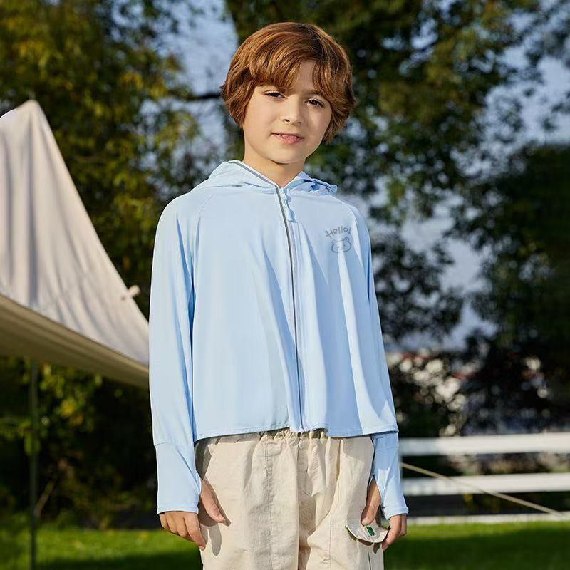 Mädchen Atmungsaktive UV-Schutzjacke EB