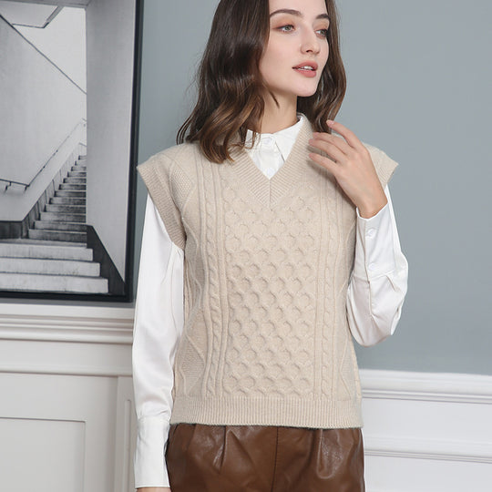 Damen Strickpullover in hochwertiger Kabelstruktur EB