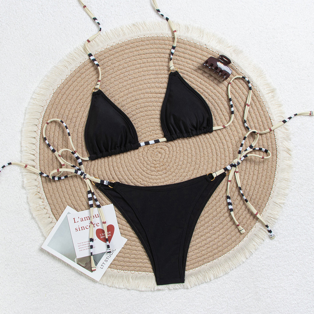 Damen Triangel Bikini mit verstellbaren Seitenbändern EB