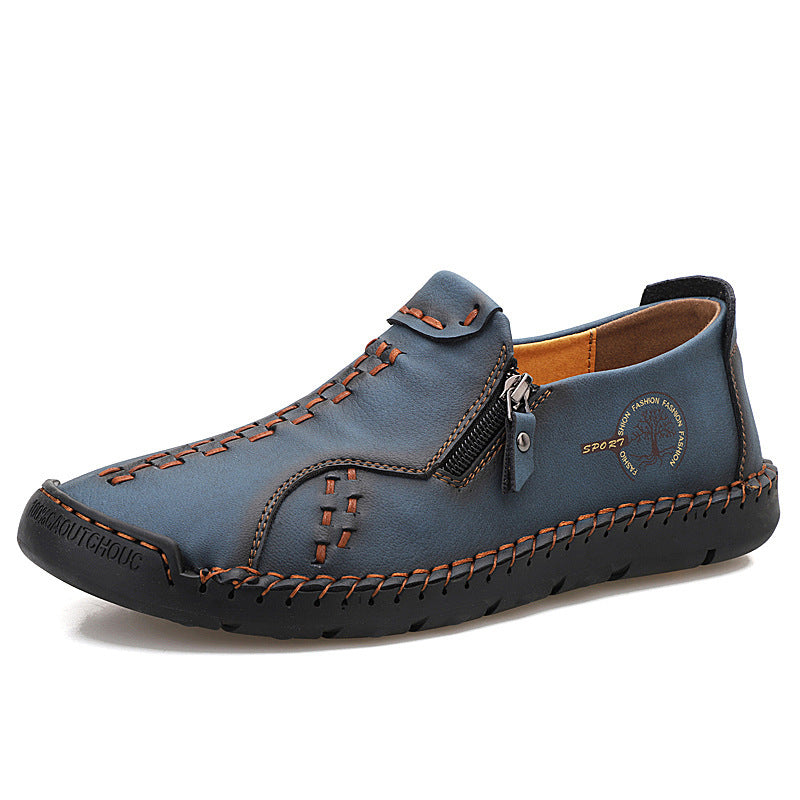 Herren lässige Leder Slipper EB