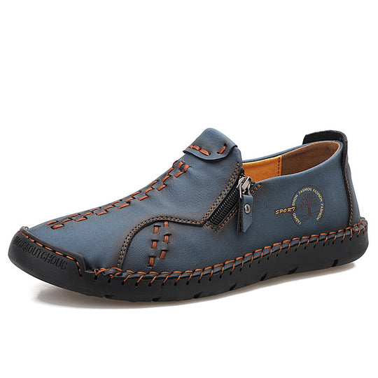 Herren lässige Leder Slipper EB