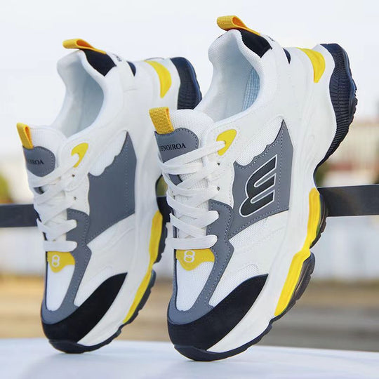 Damen Sportliche und leichte Sneakers mit atmungsaktiver Konstruktion EB