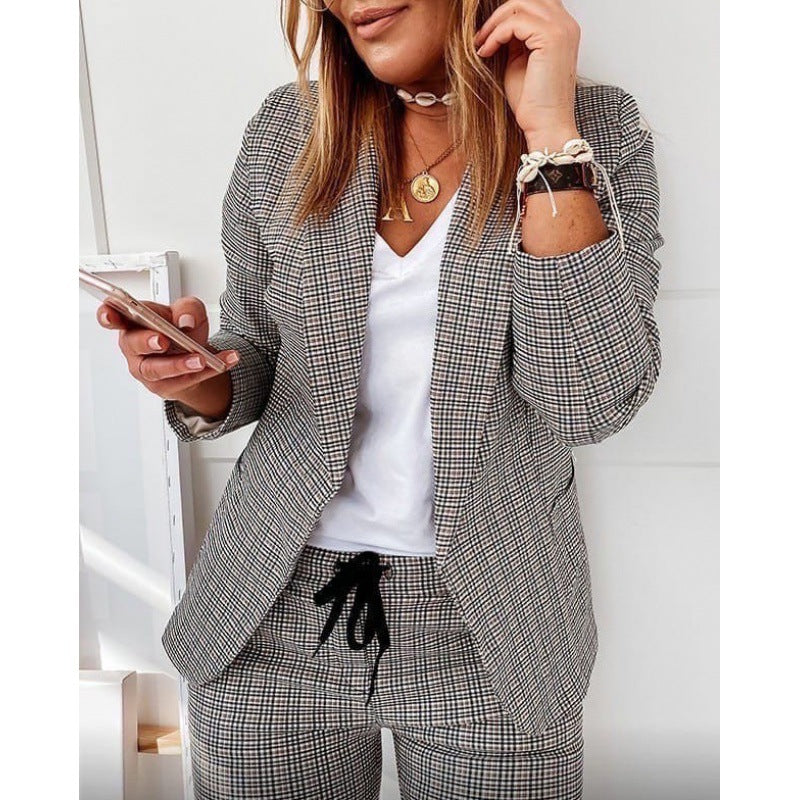 Damen Blazer und Hose Set EB