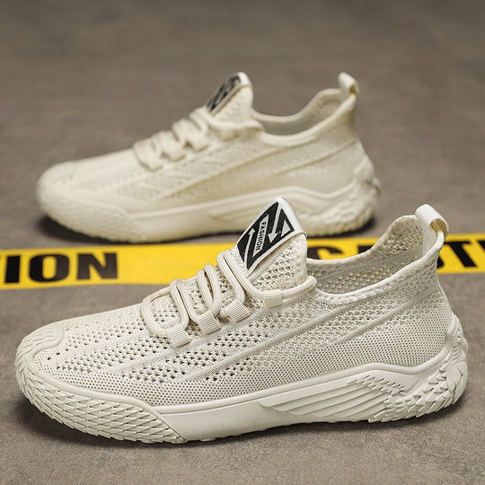Damen Sportliche atmungsaktive Sneakers mit rutschfester Sohle EB
