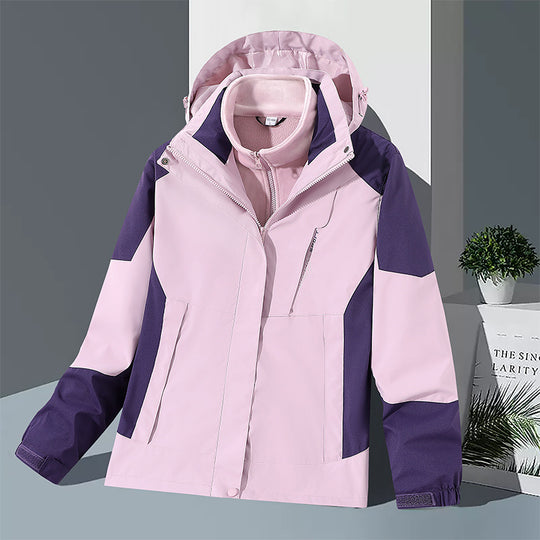 Herren winddichte Softshelljacke mit integriertem Microfleece-Innenlayer und verstellbarer Kapuze EB
