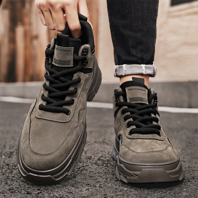 Herren robuste Freizeit-Wanderschuhe mit atmungsaktivem Obermaterial und rutschfester Sohle EB
