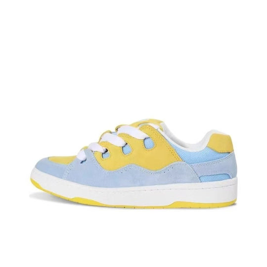 Damen Sportliche Sneakers mit detailverliebtem Farbdesign und gepolsterter Innensohle EB
