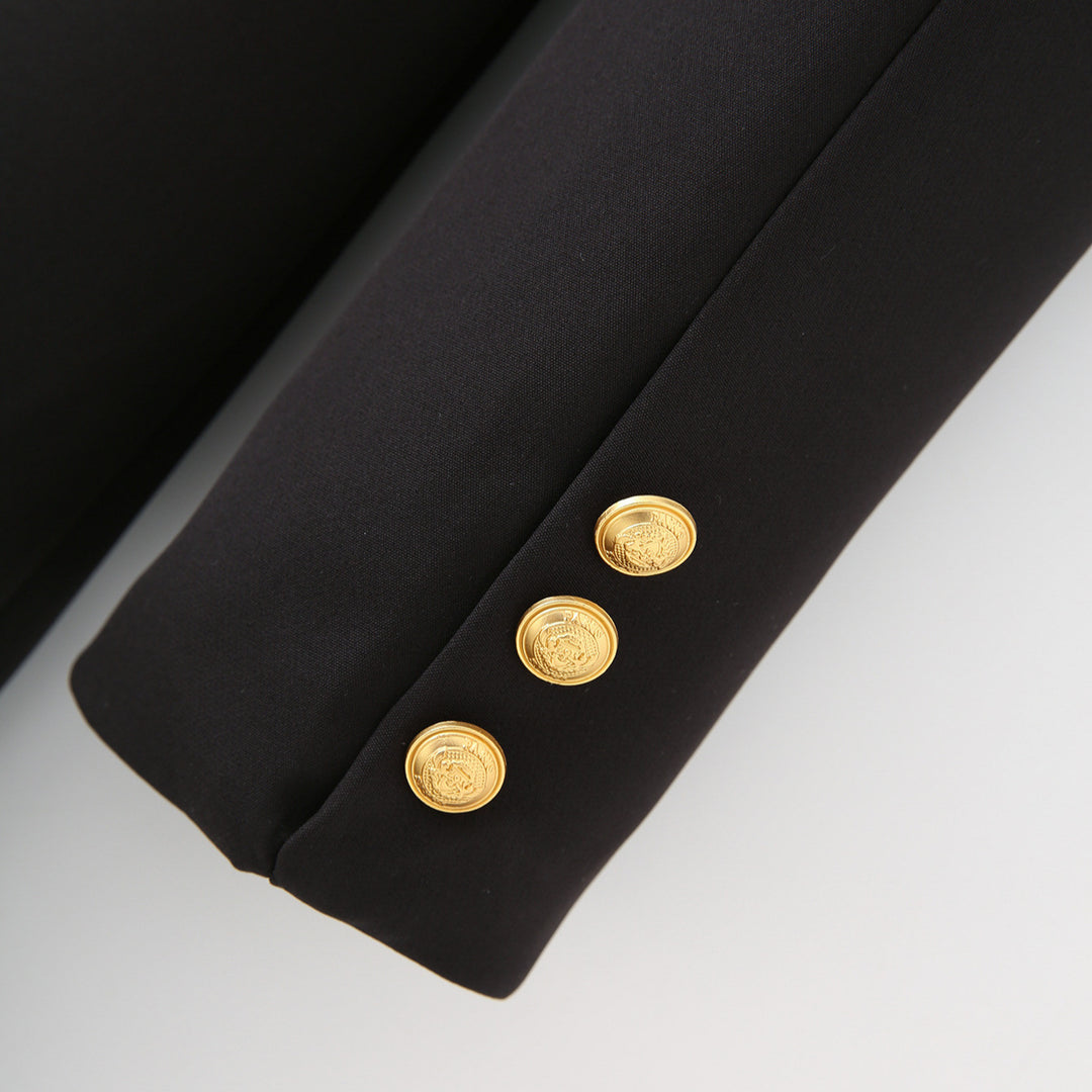 Damen elegante Blazerjacke mit dekorativen Knöpfen EB