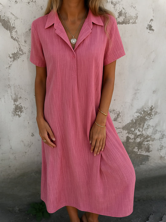 Damen Hemdblusenkleid EB
